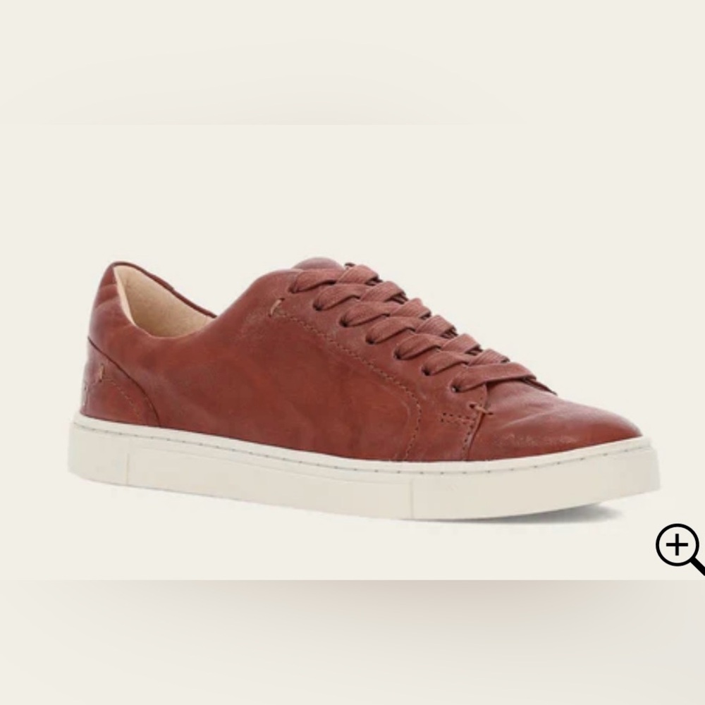 Frye Ivy Low Lace Leather Sneakers
